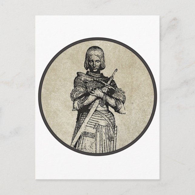 Jeanne d'Arc Postcard (Front)