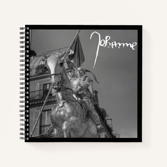 Jeanne d'Arc Saint Joan Heilige Johanna Signature Notebook (Front)