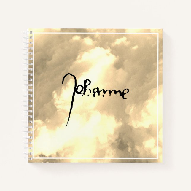 Jeanne d'Arc Saint Joan in heaven faith Signature Notebook