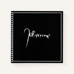 Jeanne d'Arc Saint Joan Saint Johanna Signature Notebook