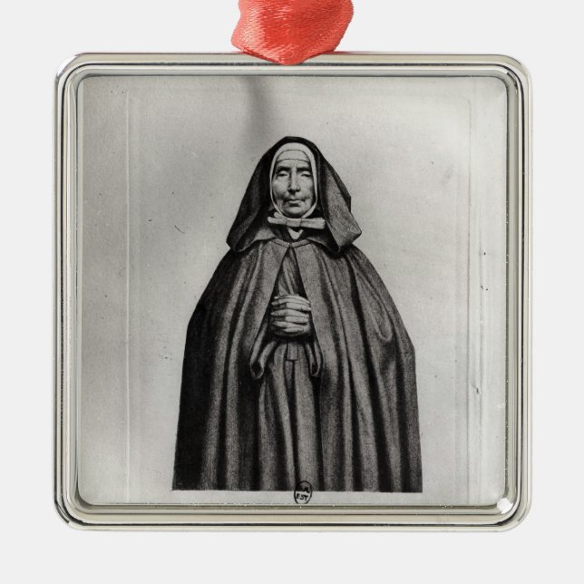 Jeanne Jugan Metal Ornament (Front)