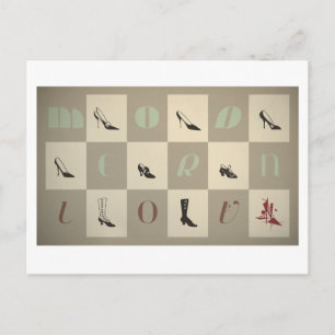 Jeanne: Modern Love Postcard