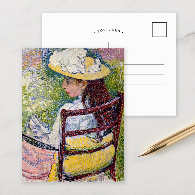 Jeanne Pissarro | Theo van Rysselberghe Postcard (Creator Uploaded)
