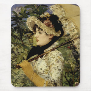 Jeanne: Spring 1881 by Manet Mouse Pad