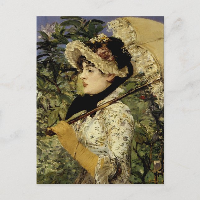 Jeanne: Spring 1881 by Manet Postcard (Front)