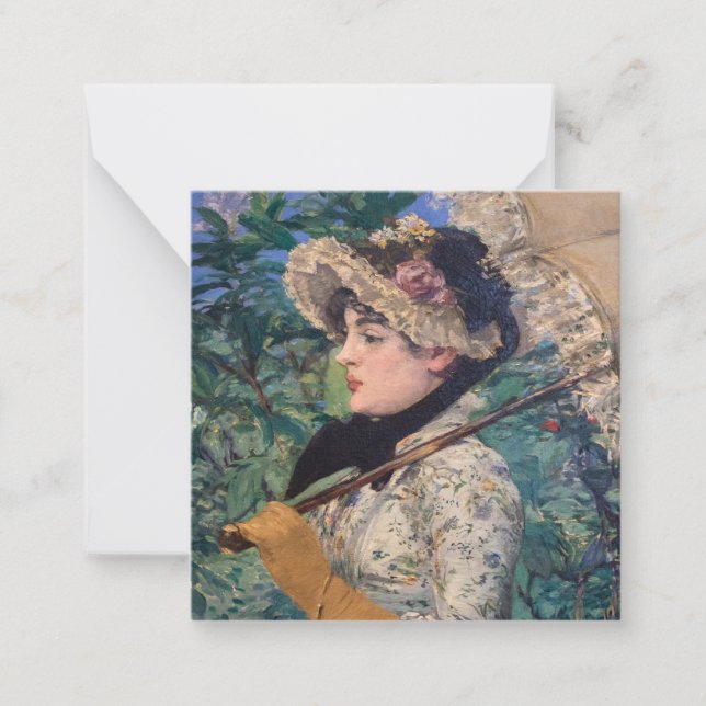 Jeanne (Spring)  By Édouard Manet Card (Front)