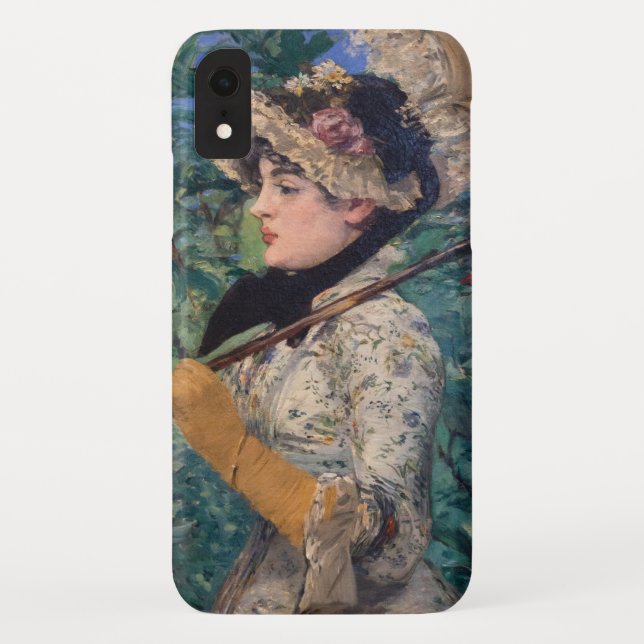 Jeanne (Spring)  By Édouard Manet Case-Mate iPhone Case (Back)