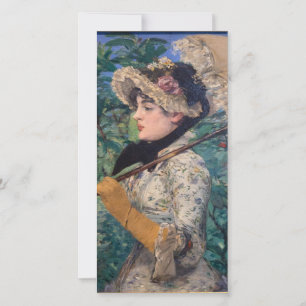 Jeanne (Spring) By Édouard Manet Holiday Card