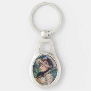 Jeanne (Spring)  By Édouard Manet Keychain