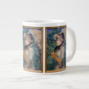 Jeanne (Spring) By Édouard Manet Large Coffee Mug