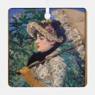 Jeanne (Spring)  By Édouard Manet Metal Ornament