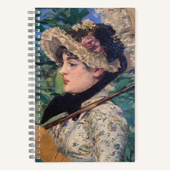 Jeanne (Spring)  By Édouard Manet Notebook (Front)
