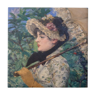 Jeanne (Spring) By Édouard Manet Tile