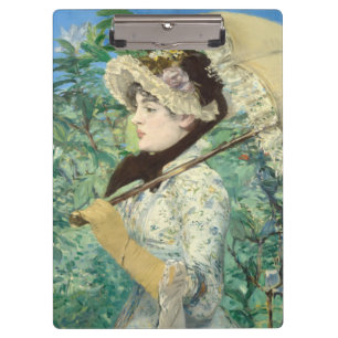 Jeanne (Spring) Edouard Manet Clipboard