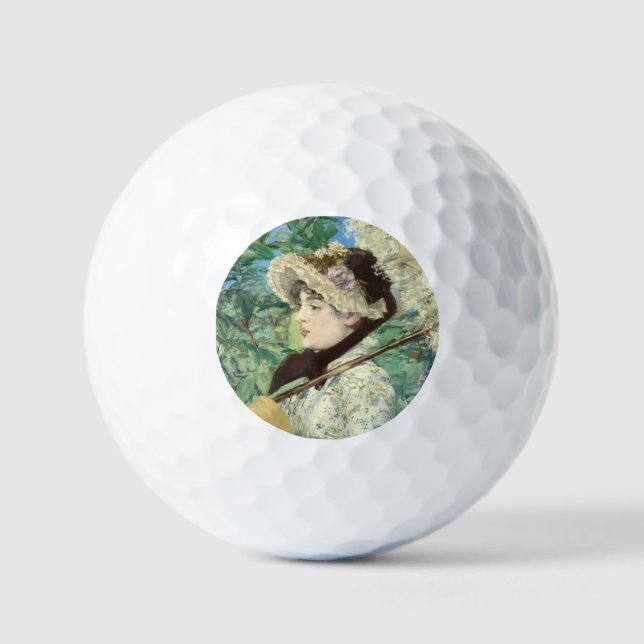 Jeanne (Spring) Edouard Manet    Golf Balls (Front)
