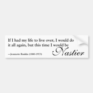 Jeannette Rankin Nasty Femme Citer Stickers pare-c