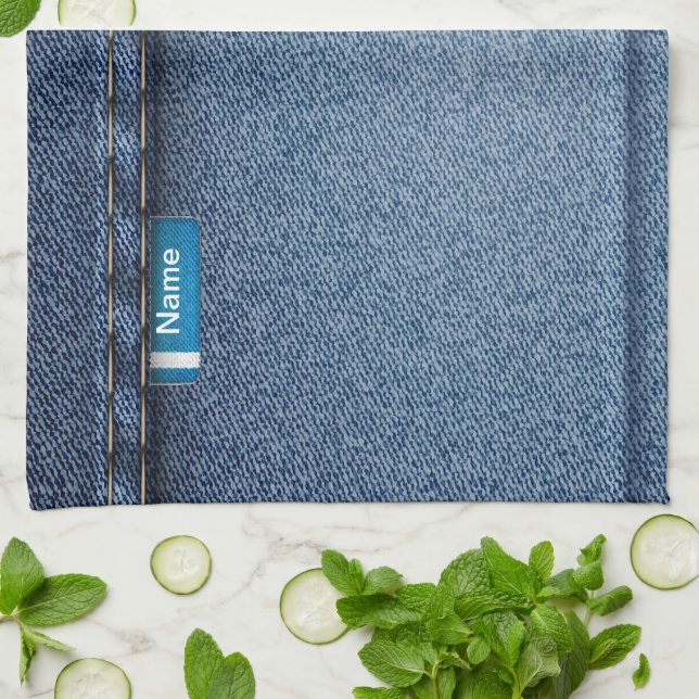 Jeans 1 Kitchen Towel (Folded)