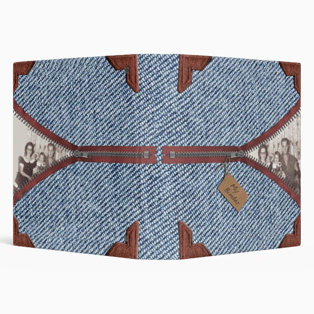 Jeans Background Unique Photo Binder (Background)