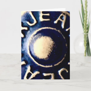 Jean's button card