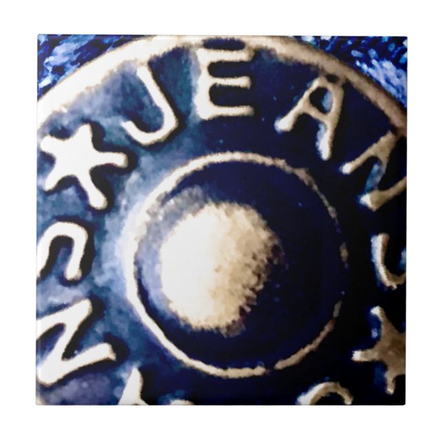 Jean's button tile (Front)