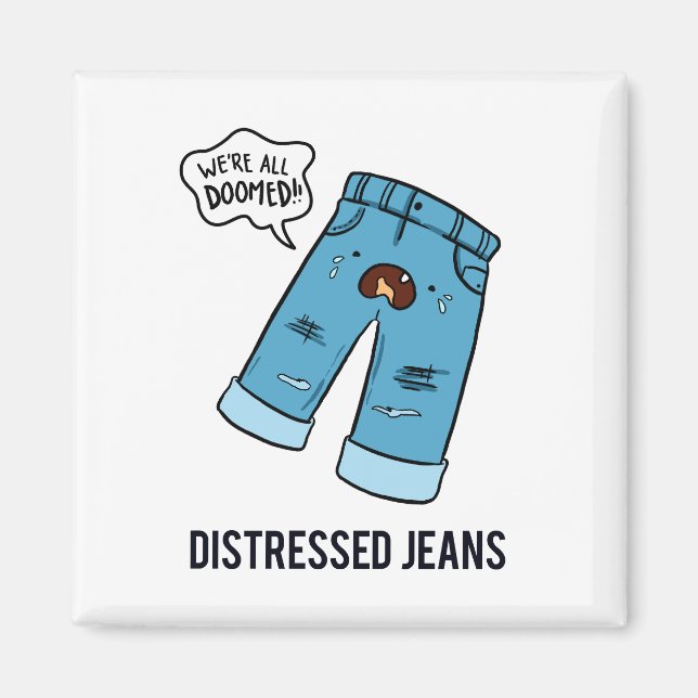 Jeans détendu Magnet de jeu de mode (Devant)