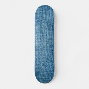 Jeans fabric texture skateboard