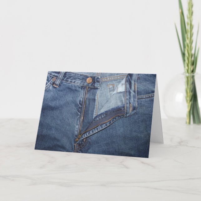 Jeans Greeting Card (Front)