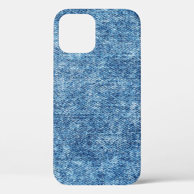 Jeans in acid wash blue. Denim background, texture Case-Mate iPhone Case (Back)
