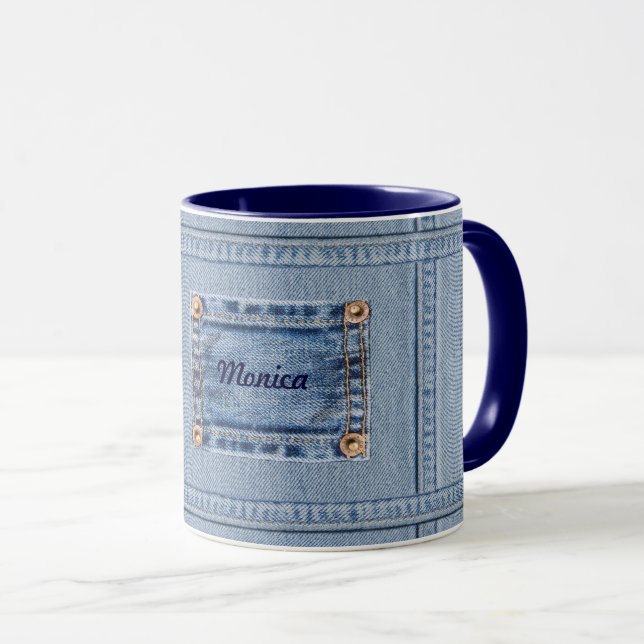 Jeans mug w/out your text (Front Right)