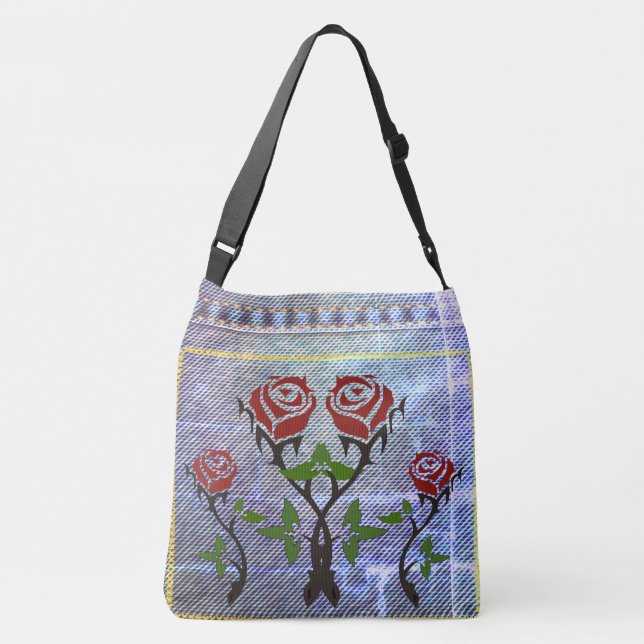 Jeans Sporty Look Sac fourre-tout tout-en-long (Dos)