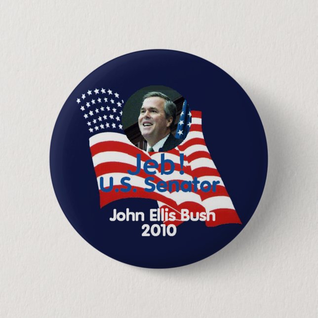 Jeb Bush 2010 Button (Front)