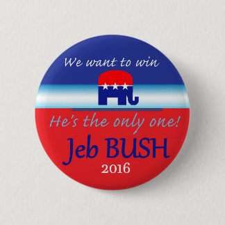 Jeb BUSH 2016 2 Inch Round Button