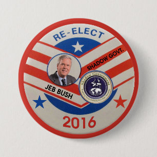 Jeb Bush 2016 3 Inch Round Button