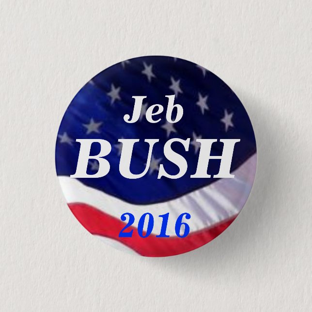 Jeb Bush 2016 button (Front)