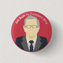 Jeb Bush 2016 for President Support Button