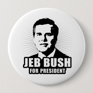 Jeb Bush for President 4 Inch Round Button