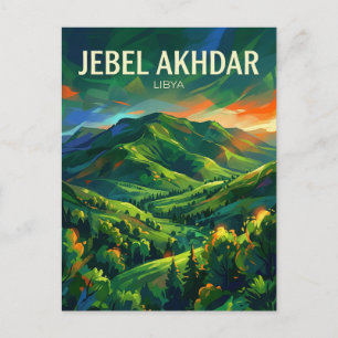 Jebel Akhdar, Green Mountains Libya Postcard