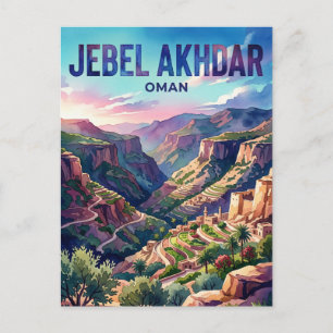 Jebel Akhdar Oman Postcard