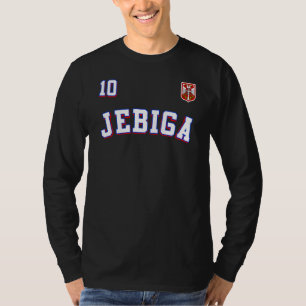 JEBIGA Serbian Flag Pride of Serbia Funny Balkan T-Shirt