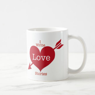 J'écris Love Stories Coffee Mug