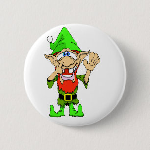 Jed the Twisted Elf 2 Inch Round Button