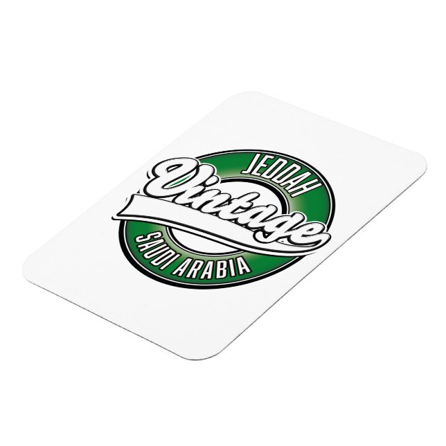 jeddah saudi arabia logo magnet (Left Side)