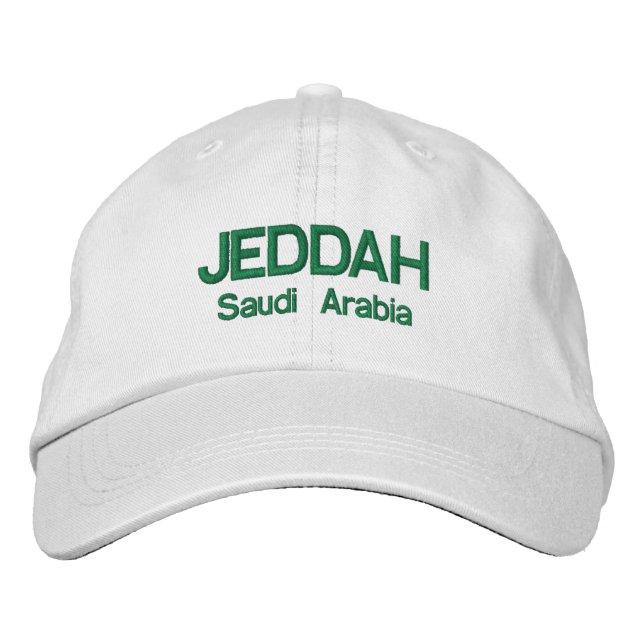 JEDDAH* Saudi Arabia Personalized Hat (Front)