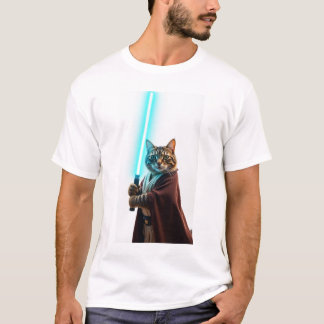 Jedi Paws: Battle of the Cosmic Kittens T-Shirt