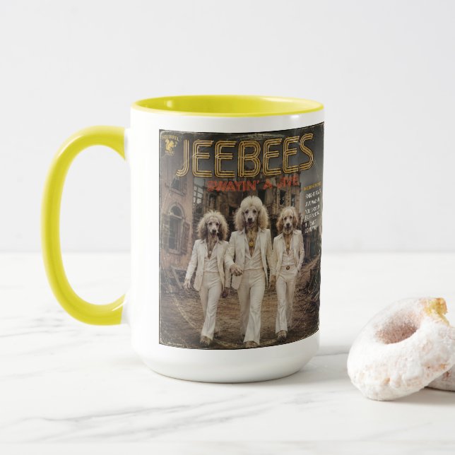 Jeebees Album: a Parody Mug (With Donut)