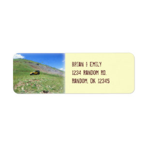 Jeep in spring wrangler custom address labels