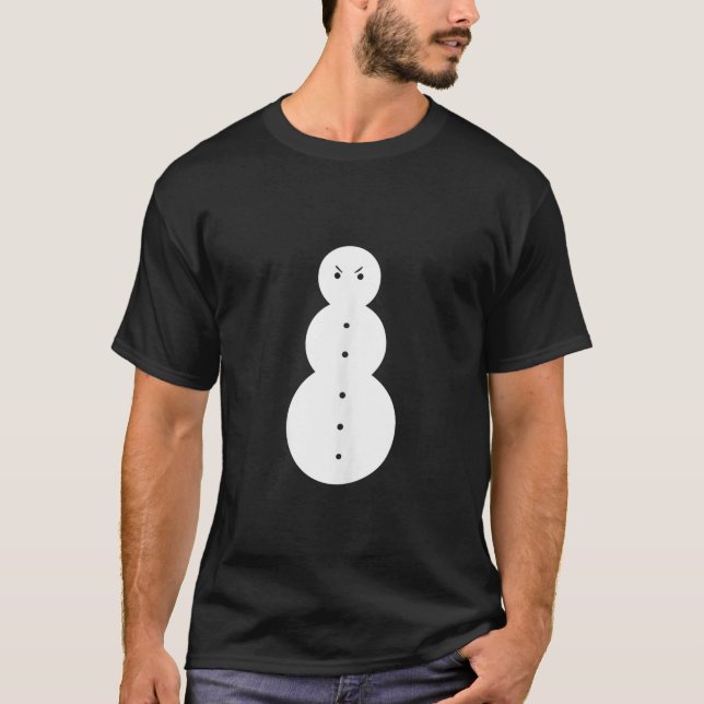 Jeezy Snowman Funny Angry Snowman Tank Top (Front)