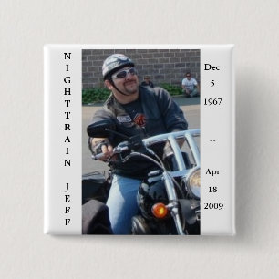 JEFF 2 INCH SQUARE BUTTON