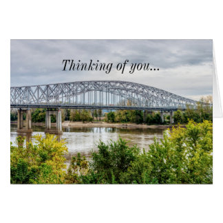 Jeff City Bridge Thinking of you Card