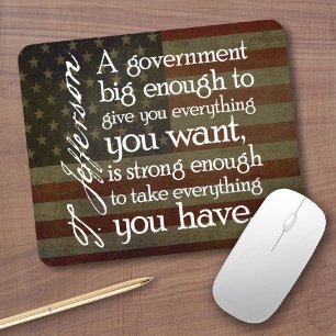 Jefferson: Beware of Big Government Mouse Pad